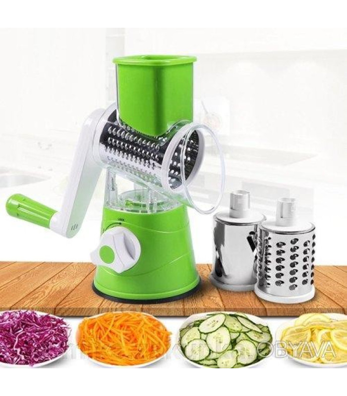 Мультислайсер (механическая терка) для овощей и фруктов Tabletop Drum Grater
