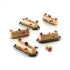 Силиконовая форма для евродесертов Mini Buche из 9 шт