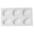 Силиконовая форма для евродесертов ZEN Камни из 6 шт